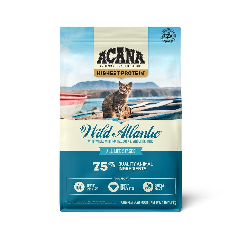 Acana Adult Wild Atlantic + Beef & Tuna Cat Food Bundle