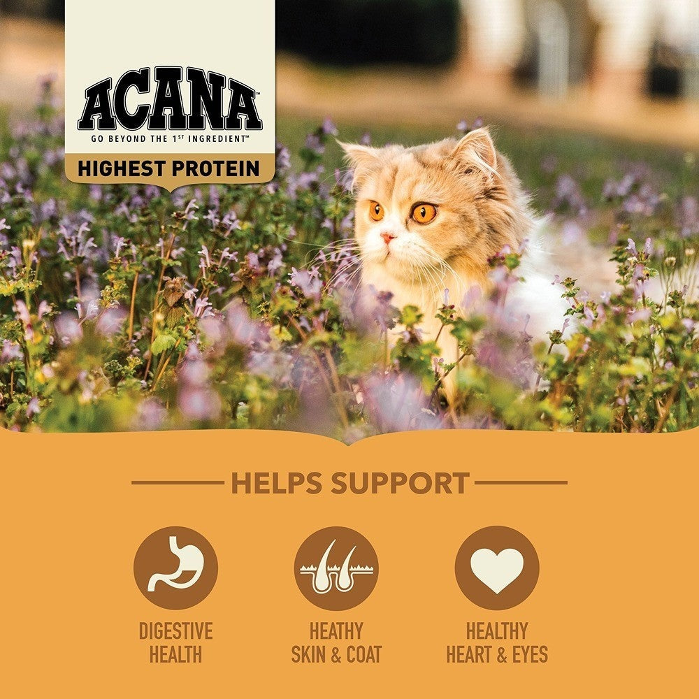 Acana Adult Meadowlands High Protein + Chicken & Tuna Cat Food Bundle