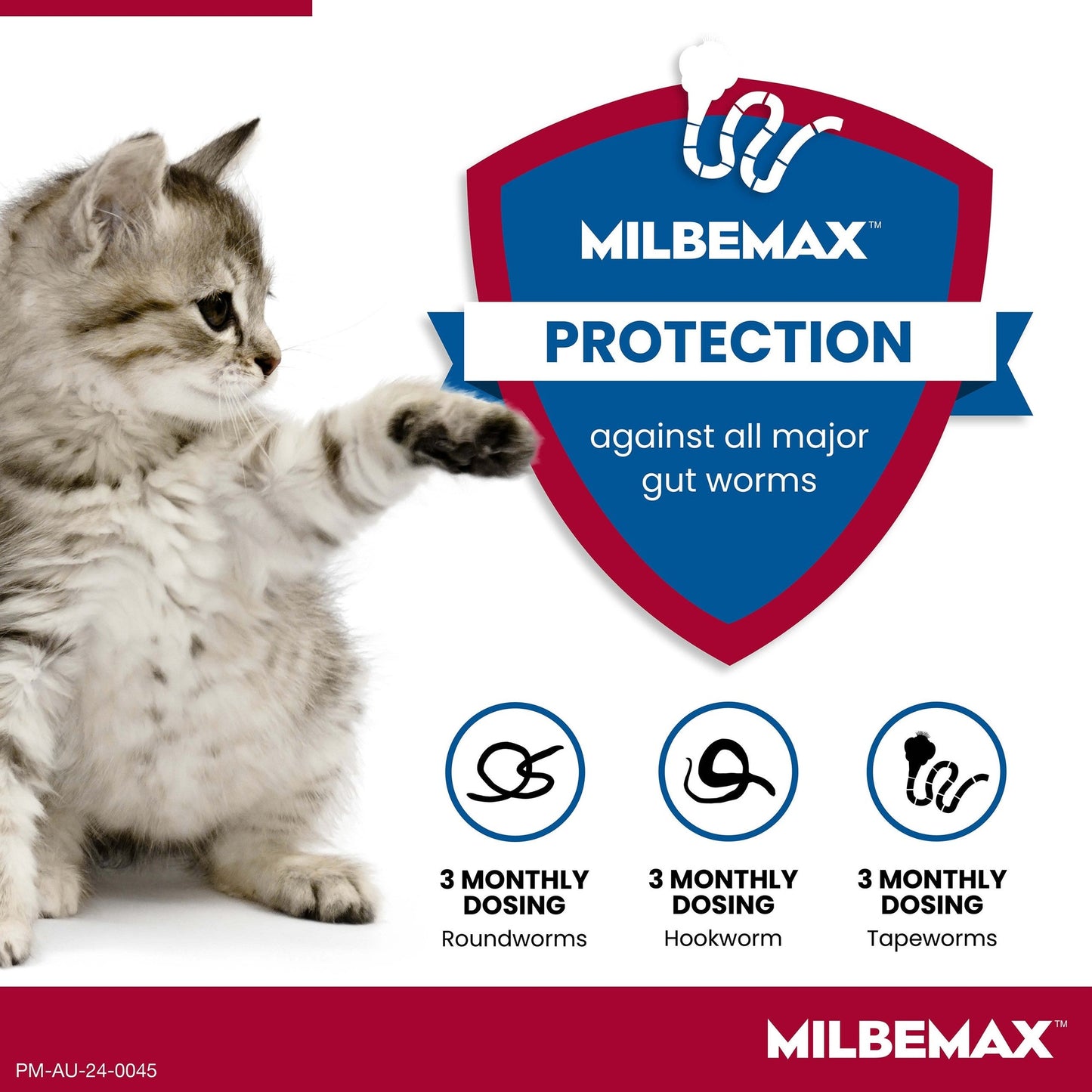 Milbemax Allwormer 0.5-2kg Cat 2pk