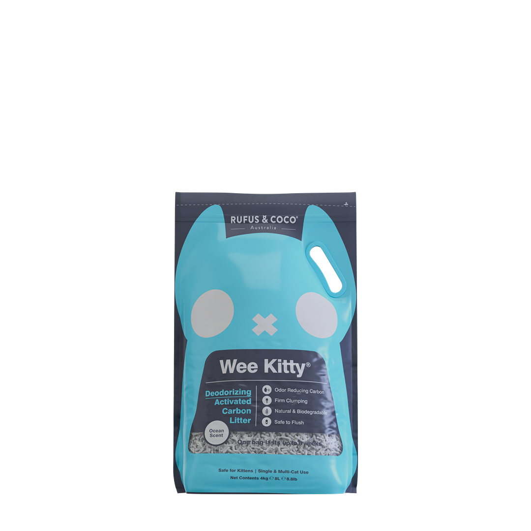 Rufus & Coco Wee Kitty Activated Carbon Clumping Cat Litter