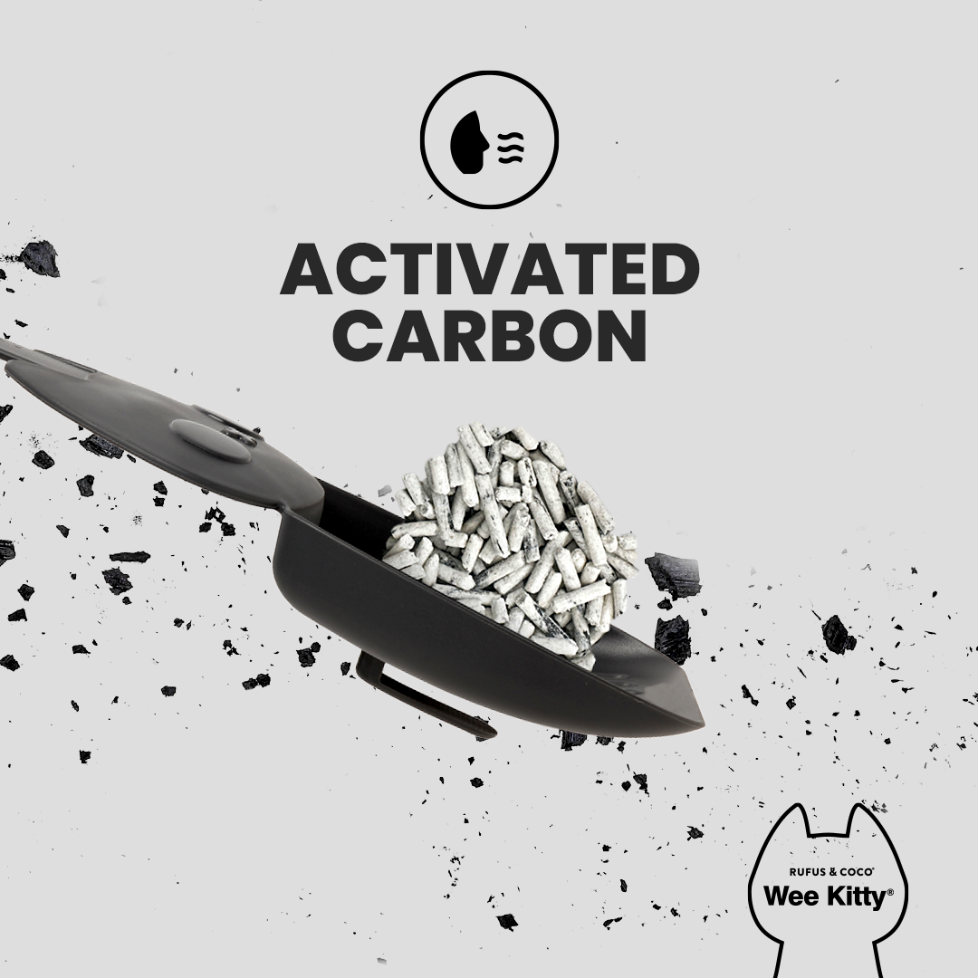 Rufus & Coco Wee Kitty Activated Carbon Clumping Cat Litter
