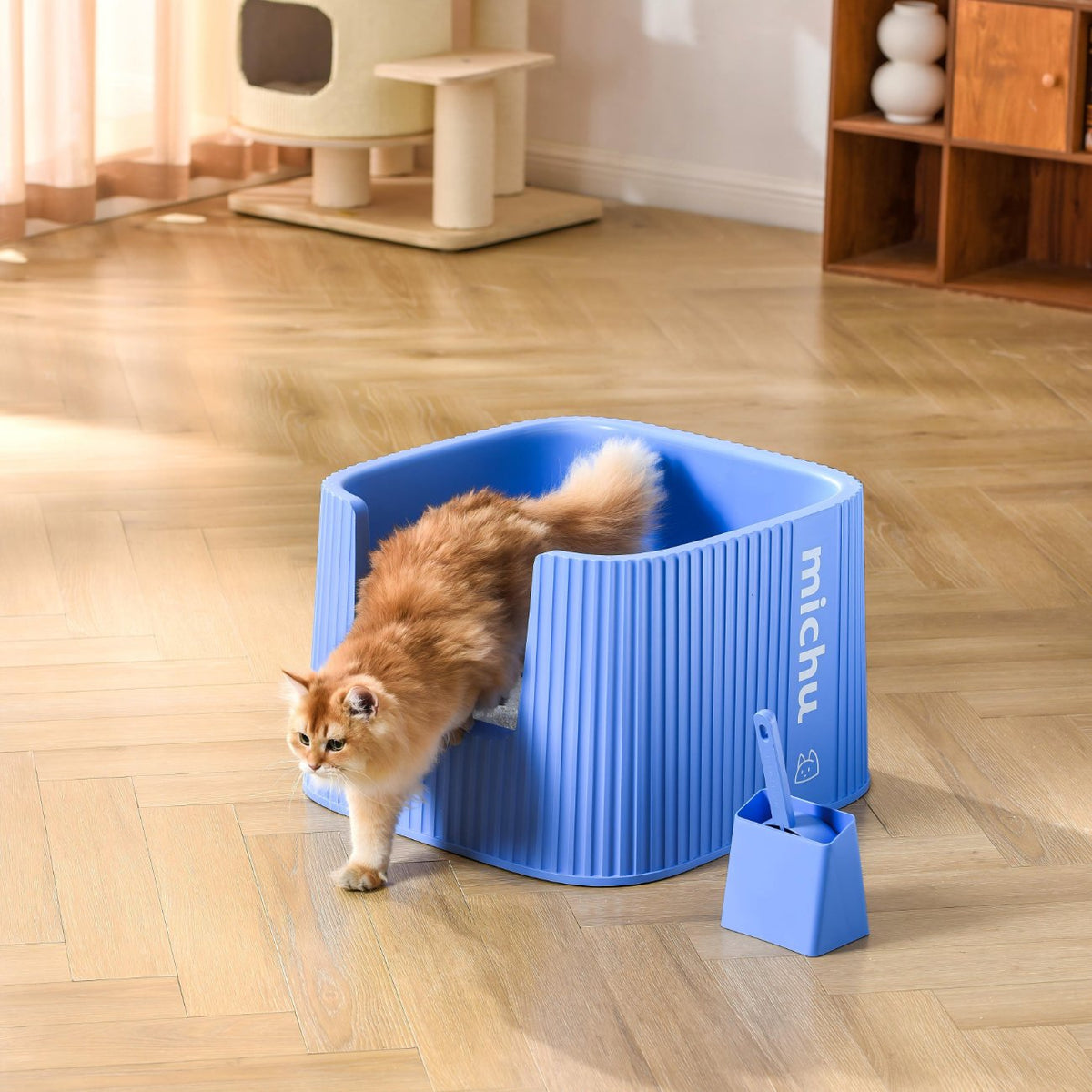Michu XXL Container & Scoop Cat Litter Box
