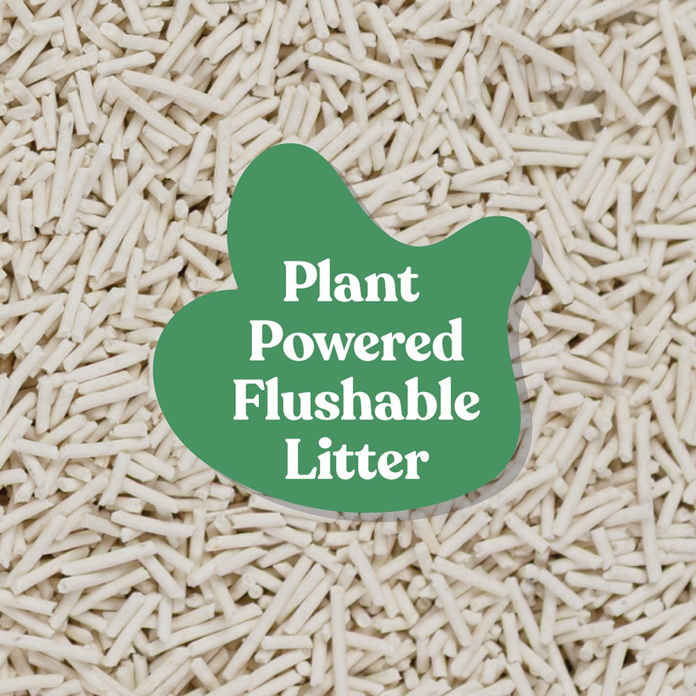 Squat Club Tofu Plant Powered Flushable Cat Litter