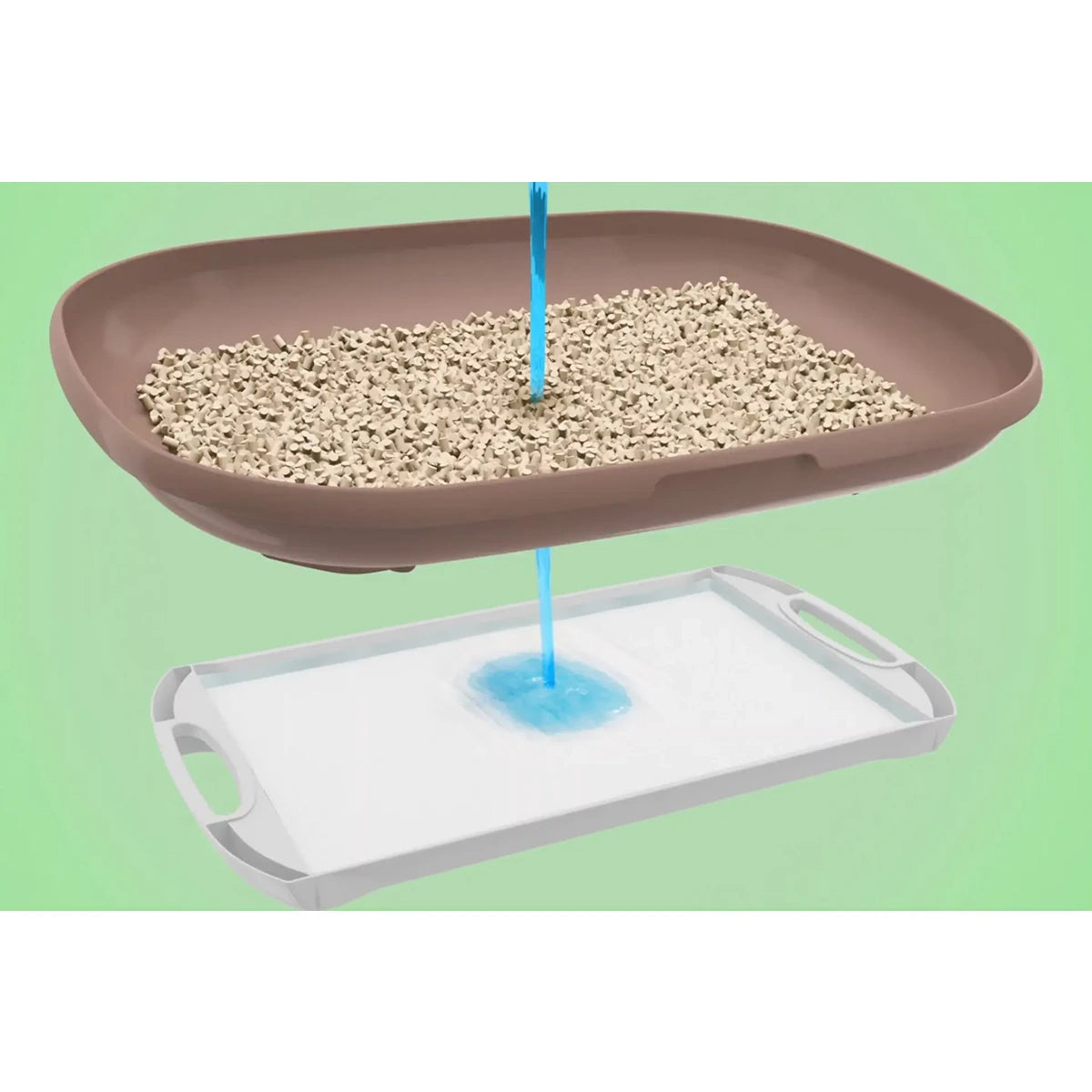 Ezi-LockOdour Natural Mineral Zeolite Pellet White Blossom Scented Cat Litter