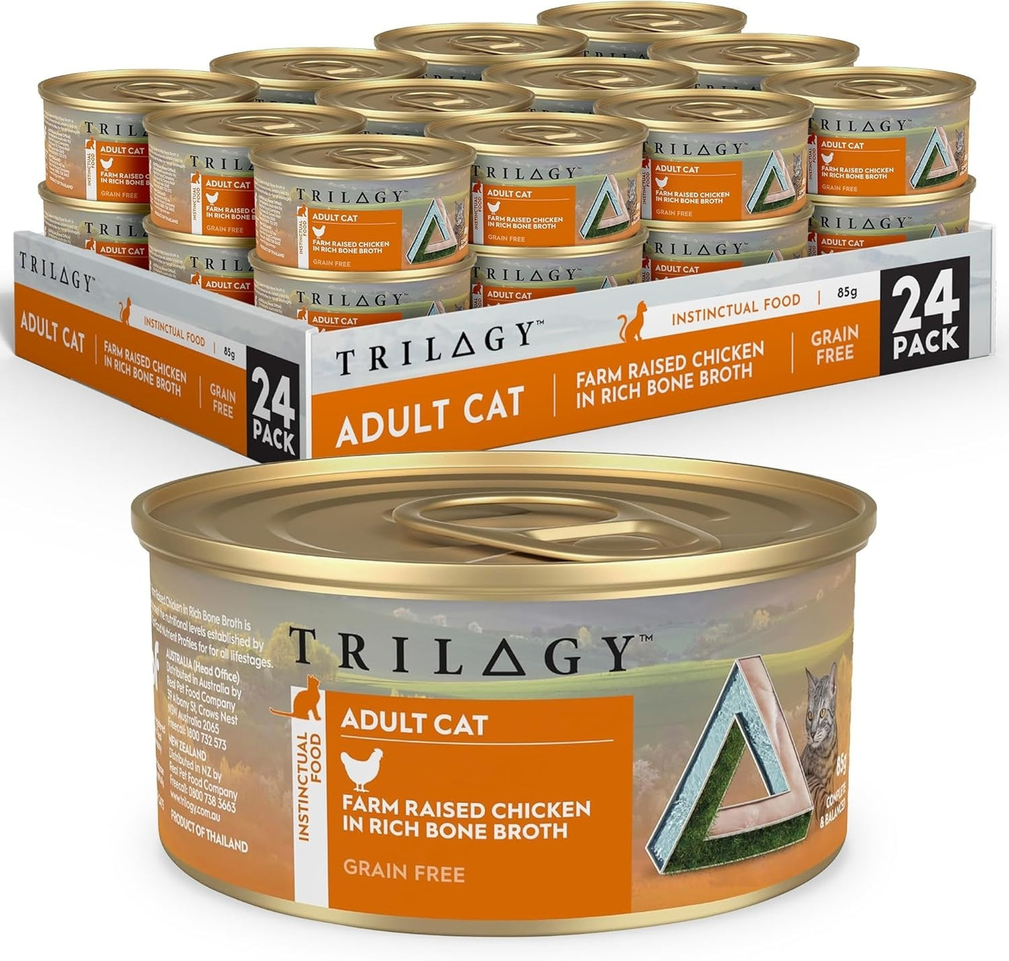 Trilogy Adult Beef & Lamb + Chicken Cat Food Bundle