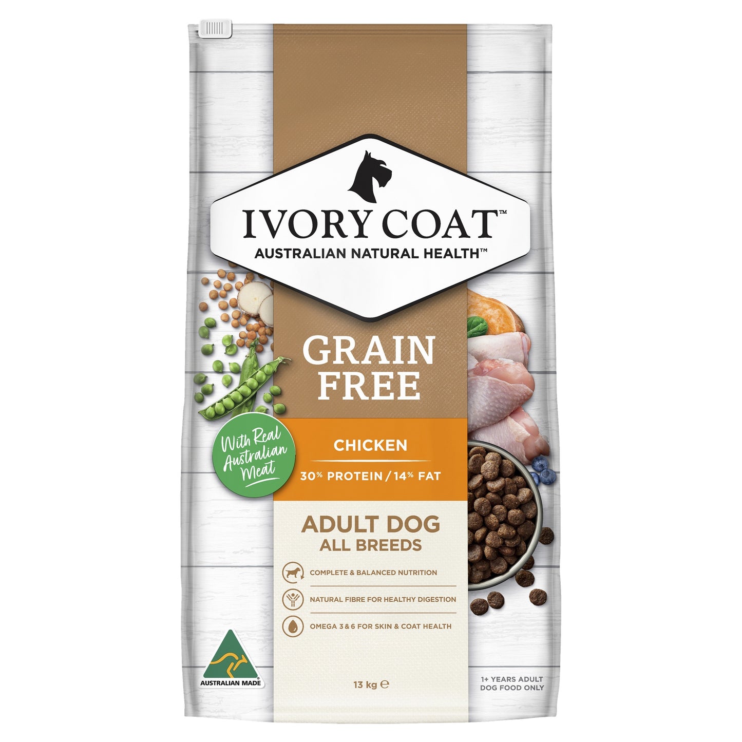 Ivory Coat Adult Grain Free Chicken Dog Food Bundle