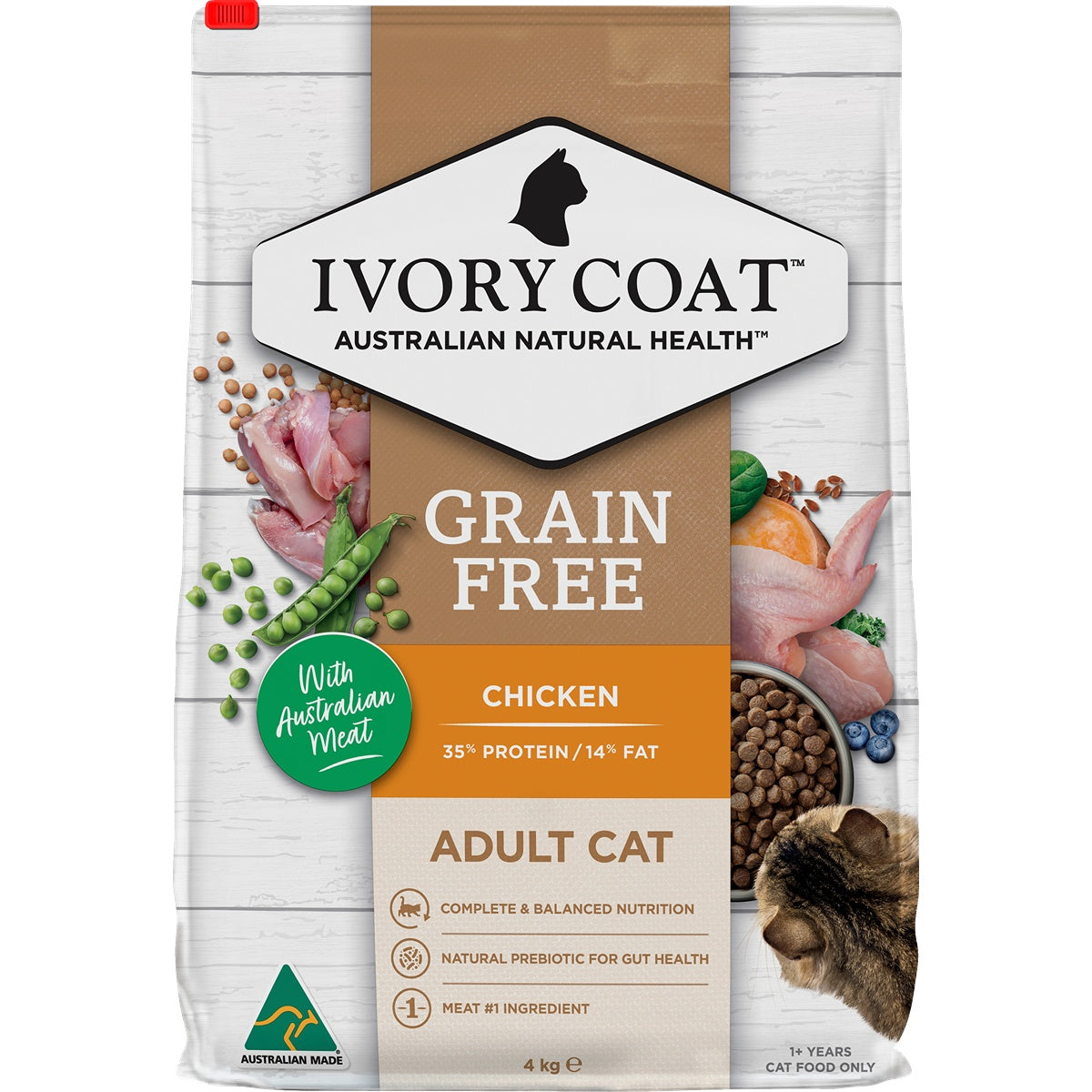 Ivory Coat Adult Grain Free Chicken Cat Food Bundle