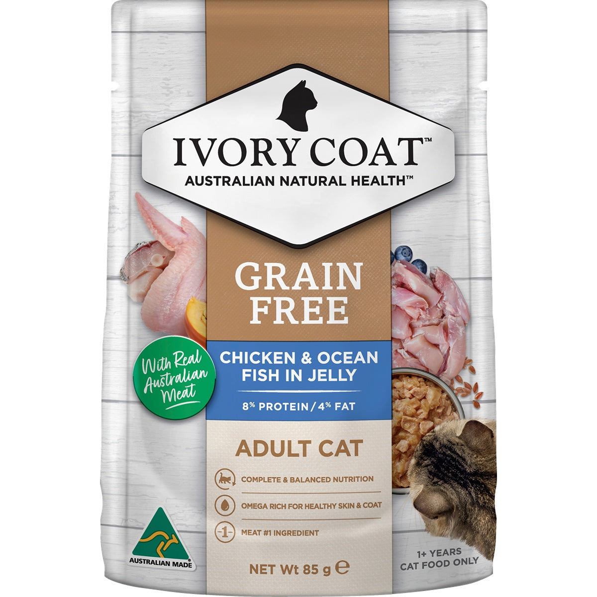 Ivory Coat Adult Fish & Salmon + Chicken & Fish Cat Food Bundle