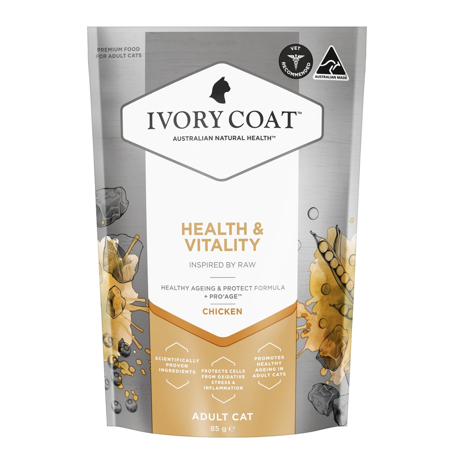 Ivory Coat Raw Health Wellbeing & Vitality Cat Food Bundle
