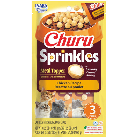 Inaba Churu Sprinkles Chicken Recipe Cat Meal Topper