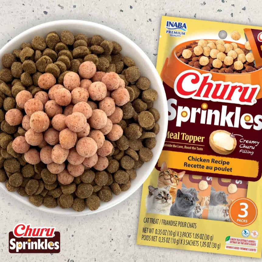 Inaba Churu Sprinkles Chicken Recipe Cat Meal Topper