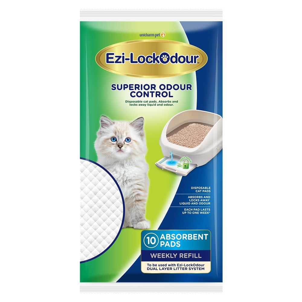 Ezi-LockOdour Pellet 4L & Absorbent Pads 10pk Bundle