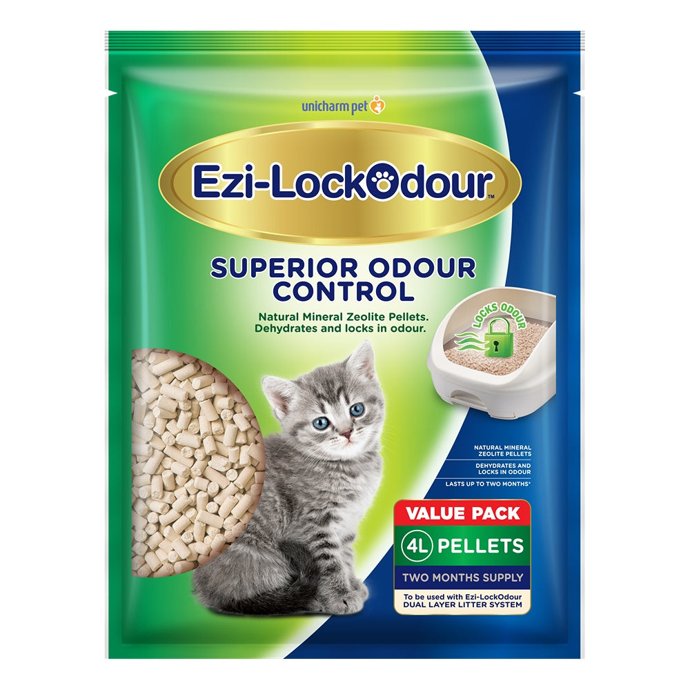 Ezi-LockOdour Pellet 4L & Absorbent Pads 8pk Bundle