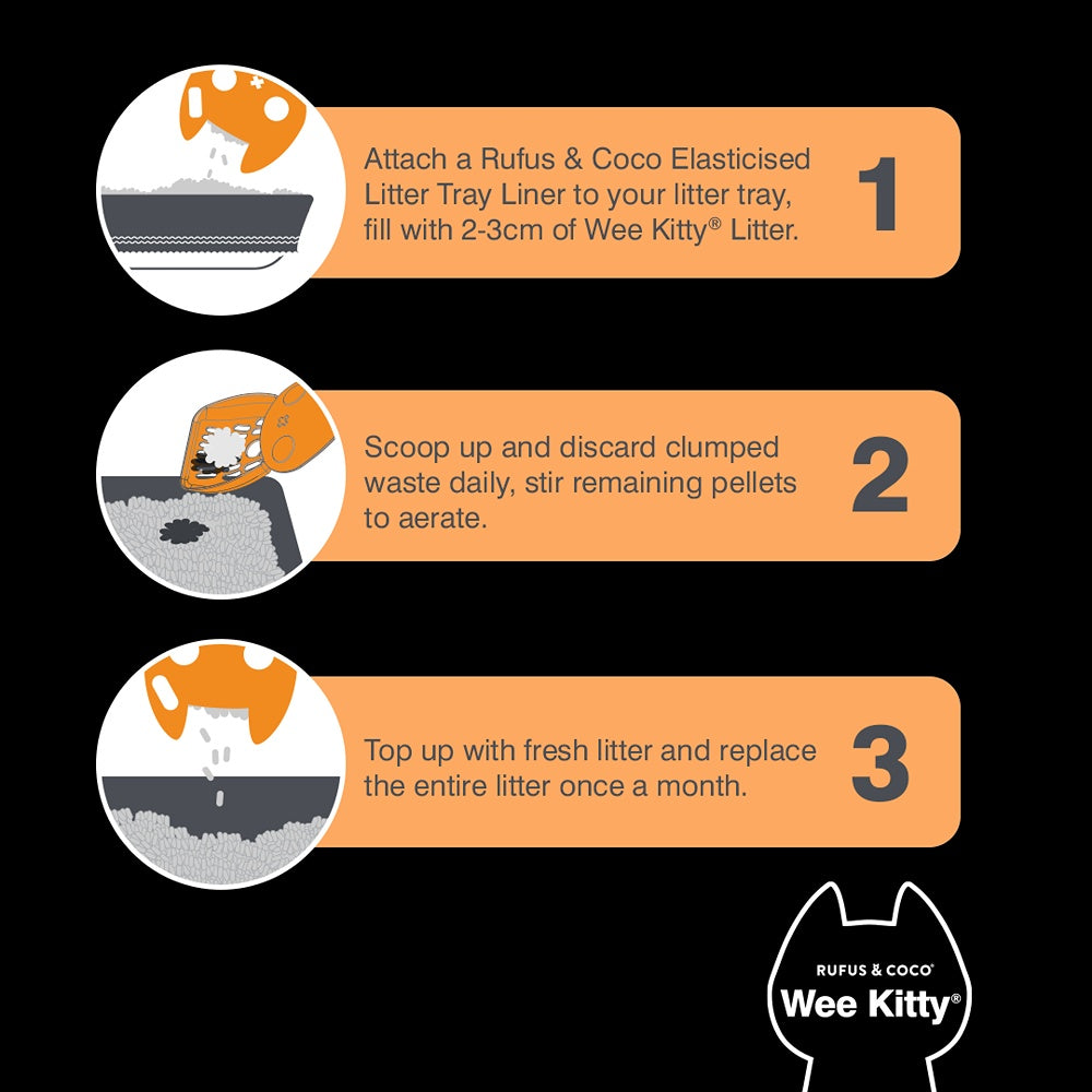Rufus & Coco Wee Kitty Eco Plant Clumping Cat Litter Bundle