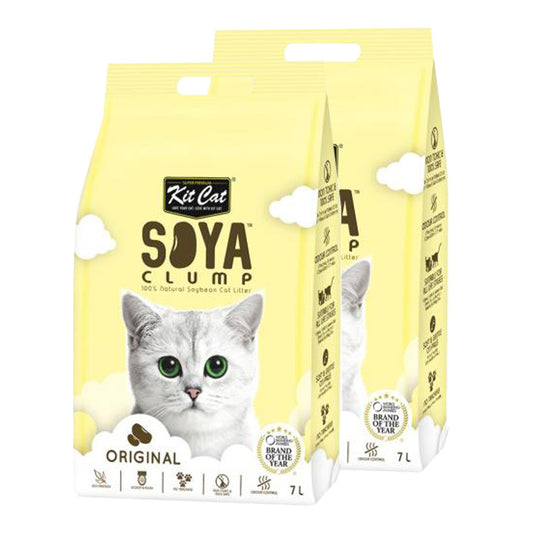 Kit Cat Tofu Soya Original Clumping Cat Litter Bundle