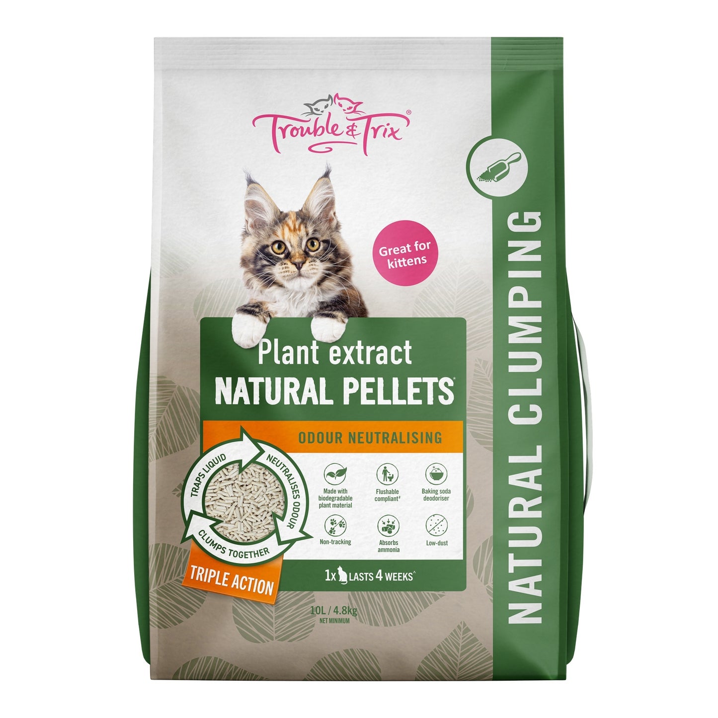 Trouble N Trix Natural Clumping Tofu Cat Litter Bundle