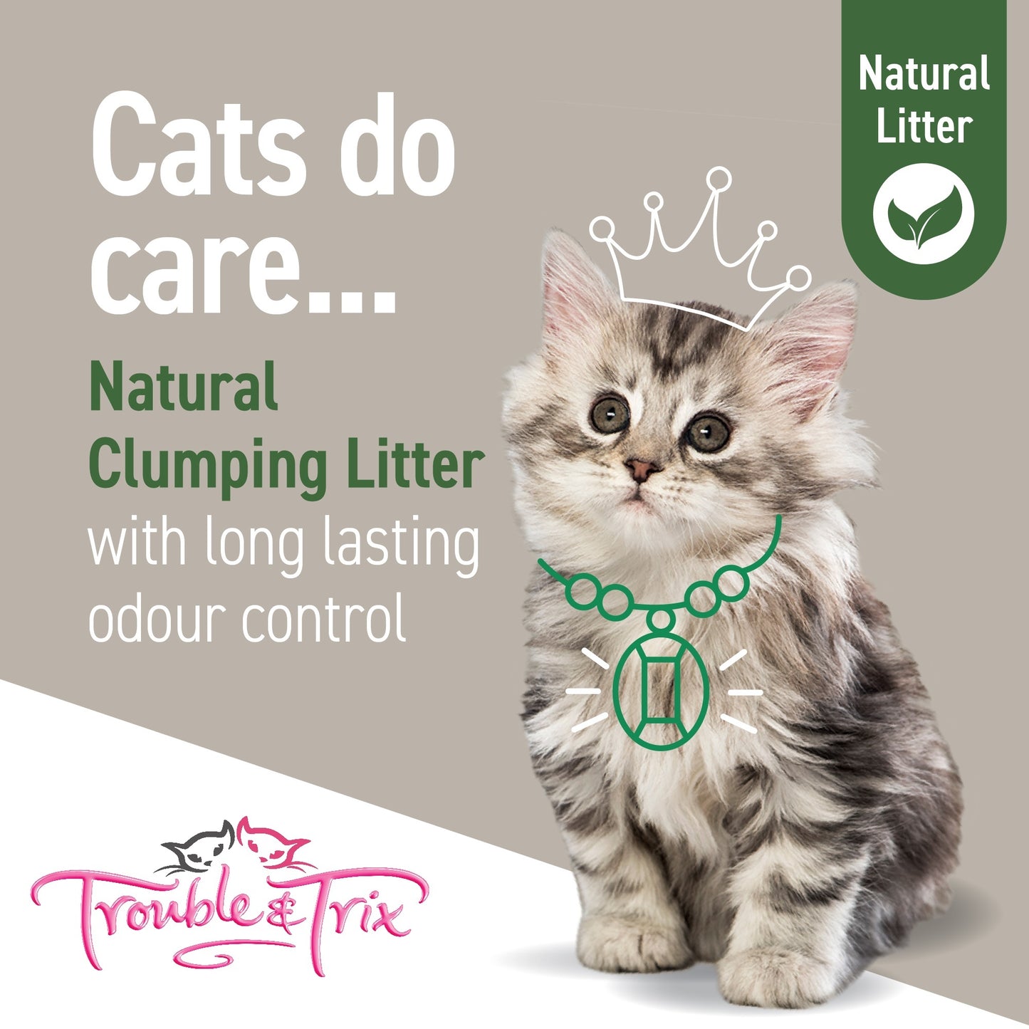 Trouble N Trix Natural Clumping Tofu Cat Litter Bundle