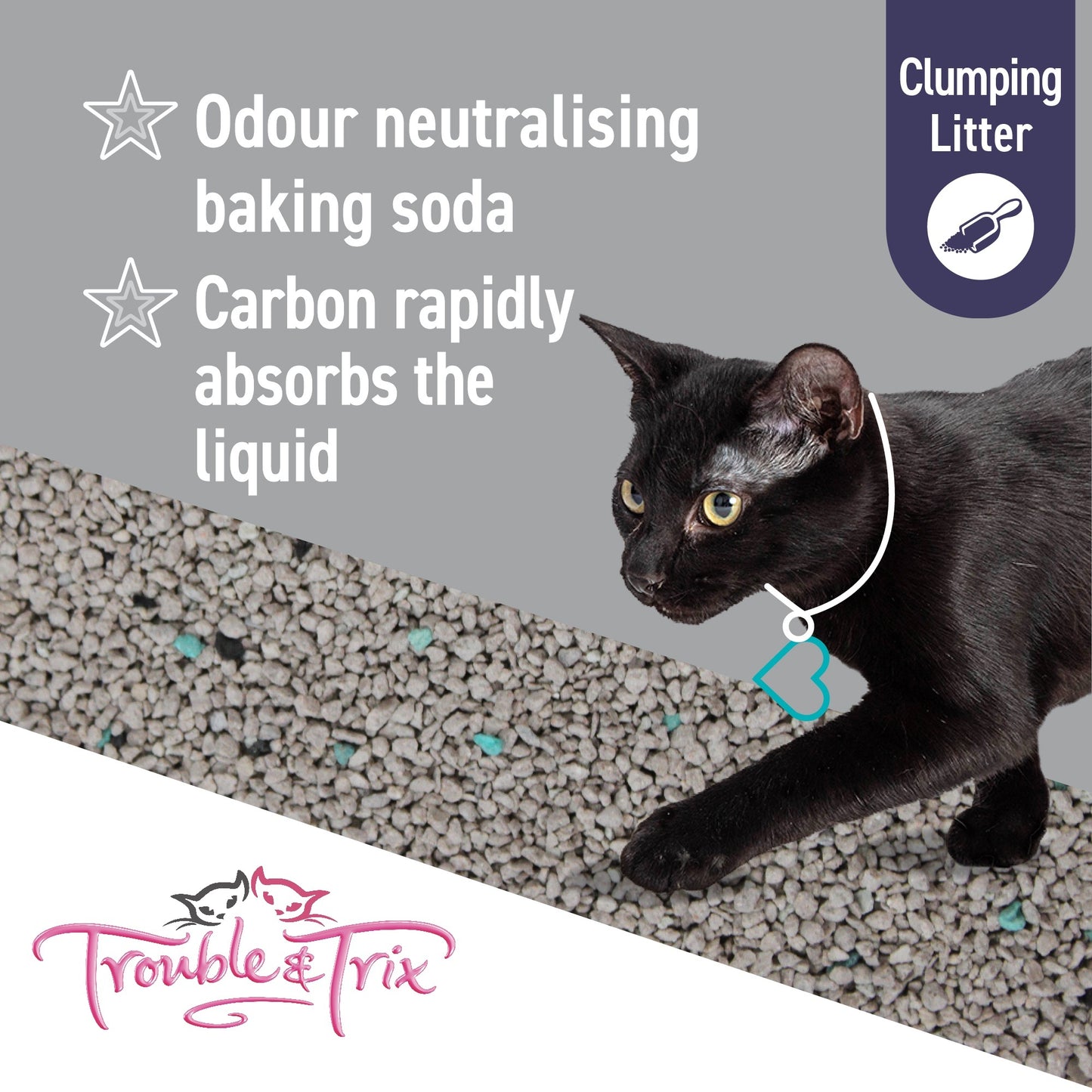 Trouble N Trix Ultra Scoop Clumping Cat Litter Bundle