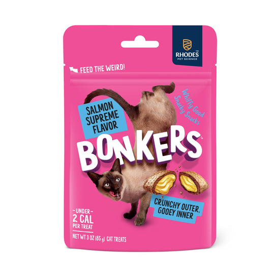 Bonkers Dry Bites Salmon Supreme Cat Treats