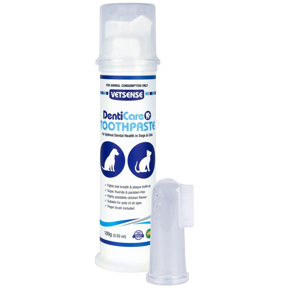 Vetsense DentiCare Dog & Cat Toothpaste Kit