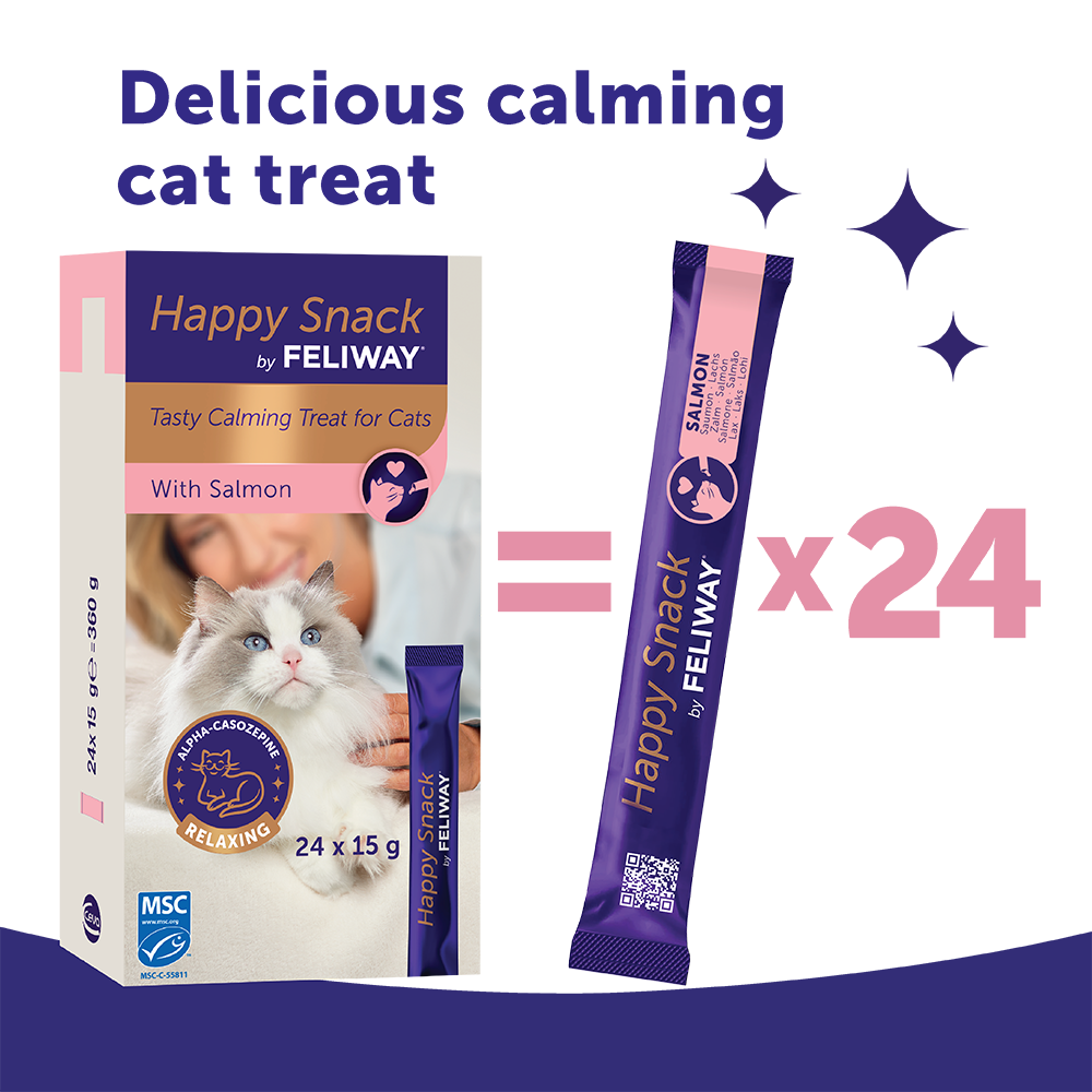 Feliway Happy Snack Calming Salmon Cat Treat