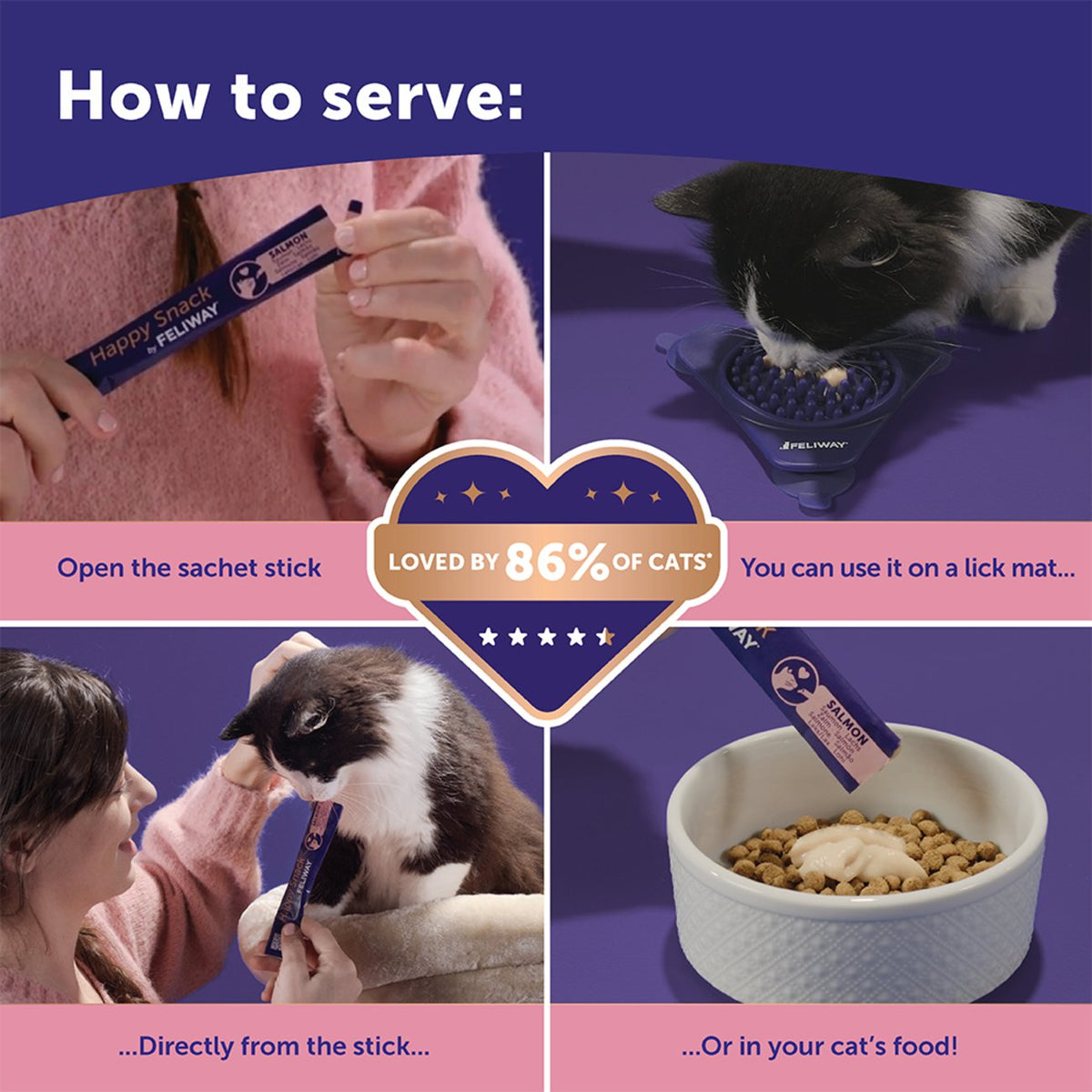 Feliway Happy Snack Calming Salmon Cat Treat
