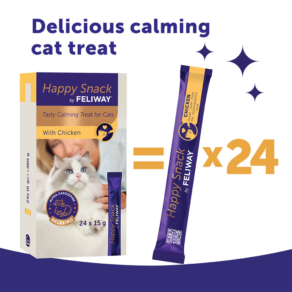 Feliway Happy Snack Calming Chicken Cat Treat