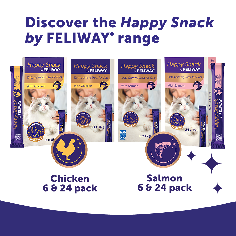 Feliway Happy Snack Calming Chicken Cat Treat