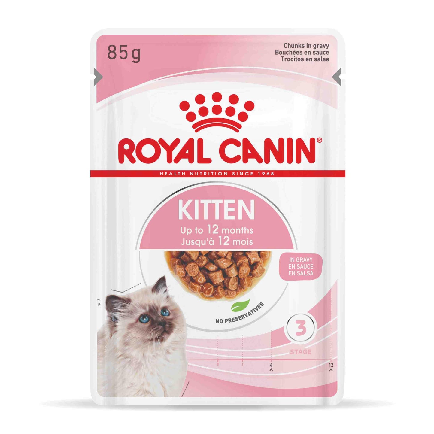 Royal Canin Instinctive Kitten In Gravy Wet Cat Food