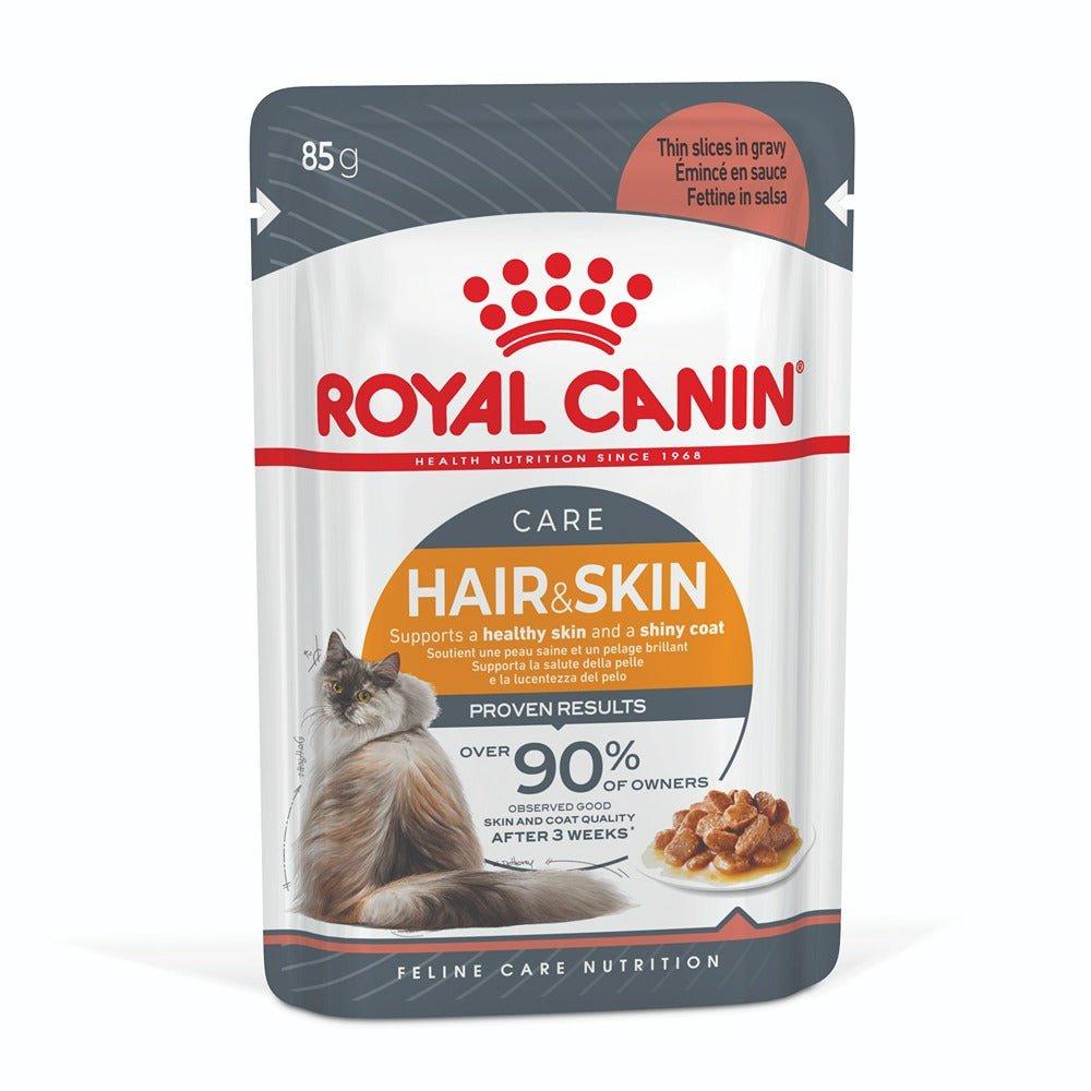 Royal Canin Hair & Skin Gravy Adult Wet Cat Food