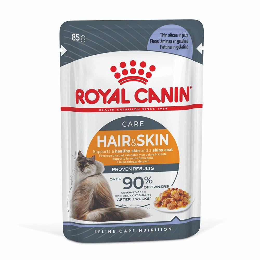 Royal Canin Hair & Skin Jelly Adult Wet Cat Food