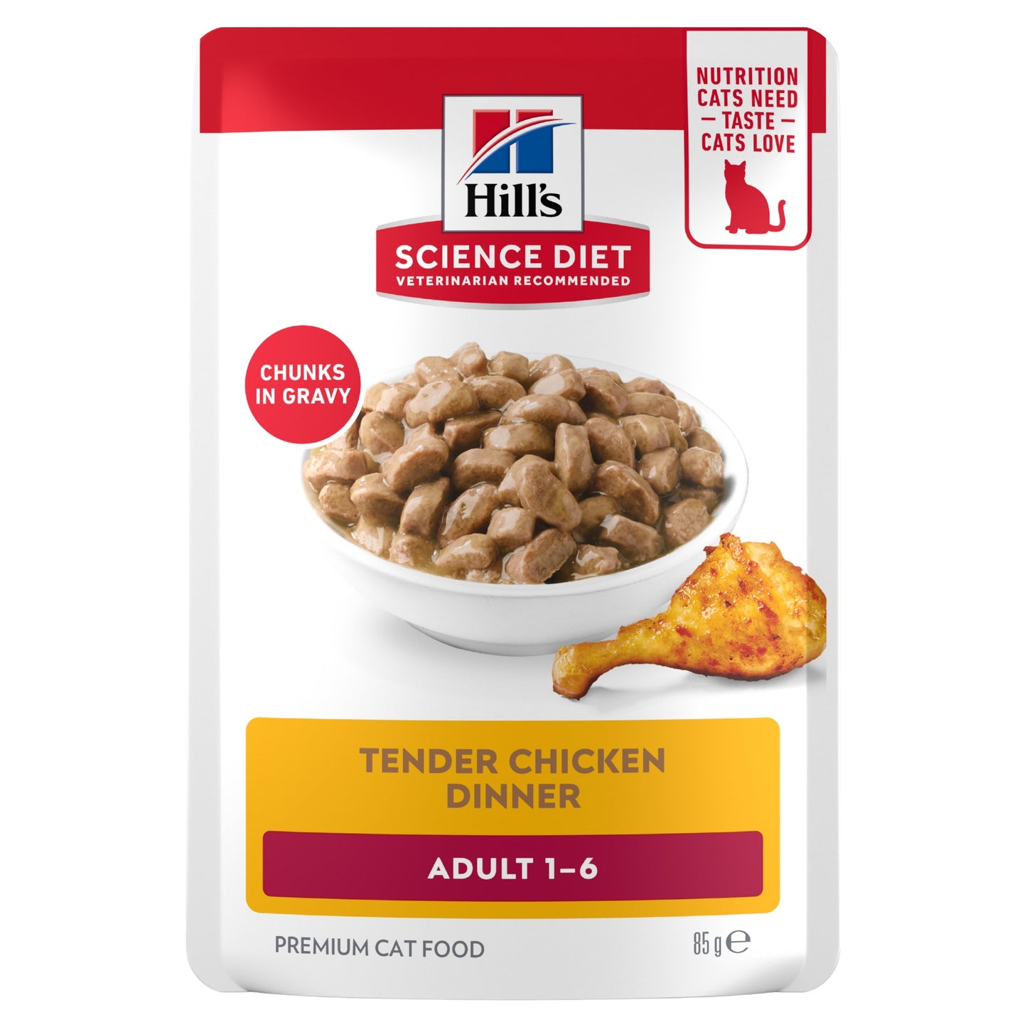 Hill's Science Diet Adult Chicken Pouches Wet Cat Food