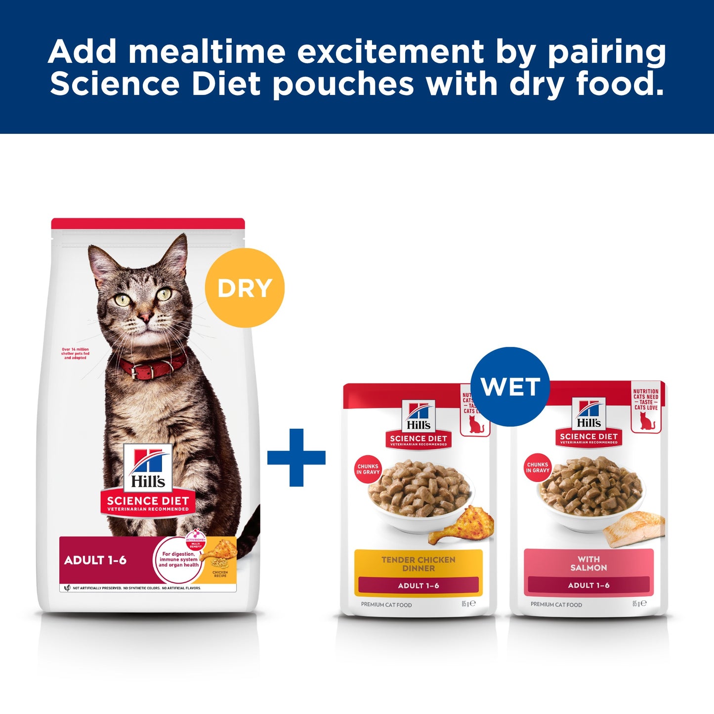 Hill's Science Diet Adult Ocean Fish Pouches Wet Cat Food