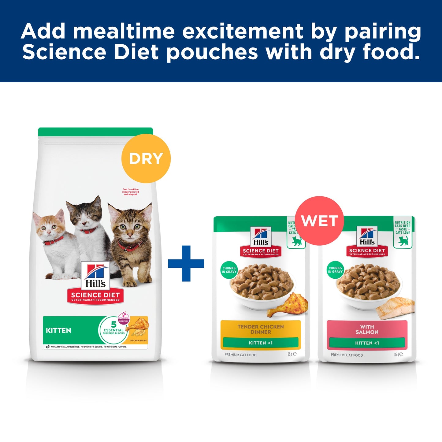 Hill's Science Diet Kitten Chicken Pouches Wet Cat Food