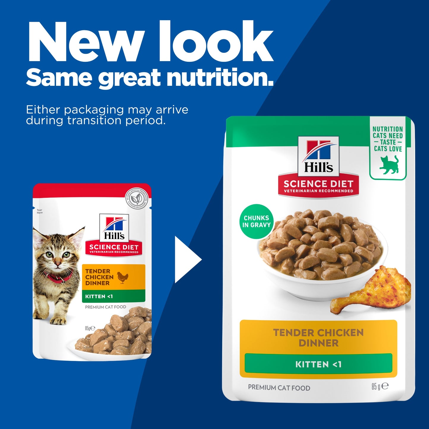 Hill's Science Diet Kitten Chicken Pouches Wet Cat Food