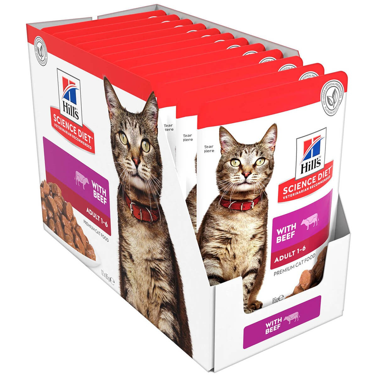 Hill's Science Diet Adult Beef Wet Cat Food