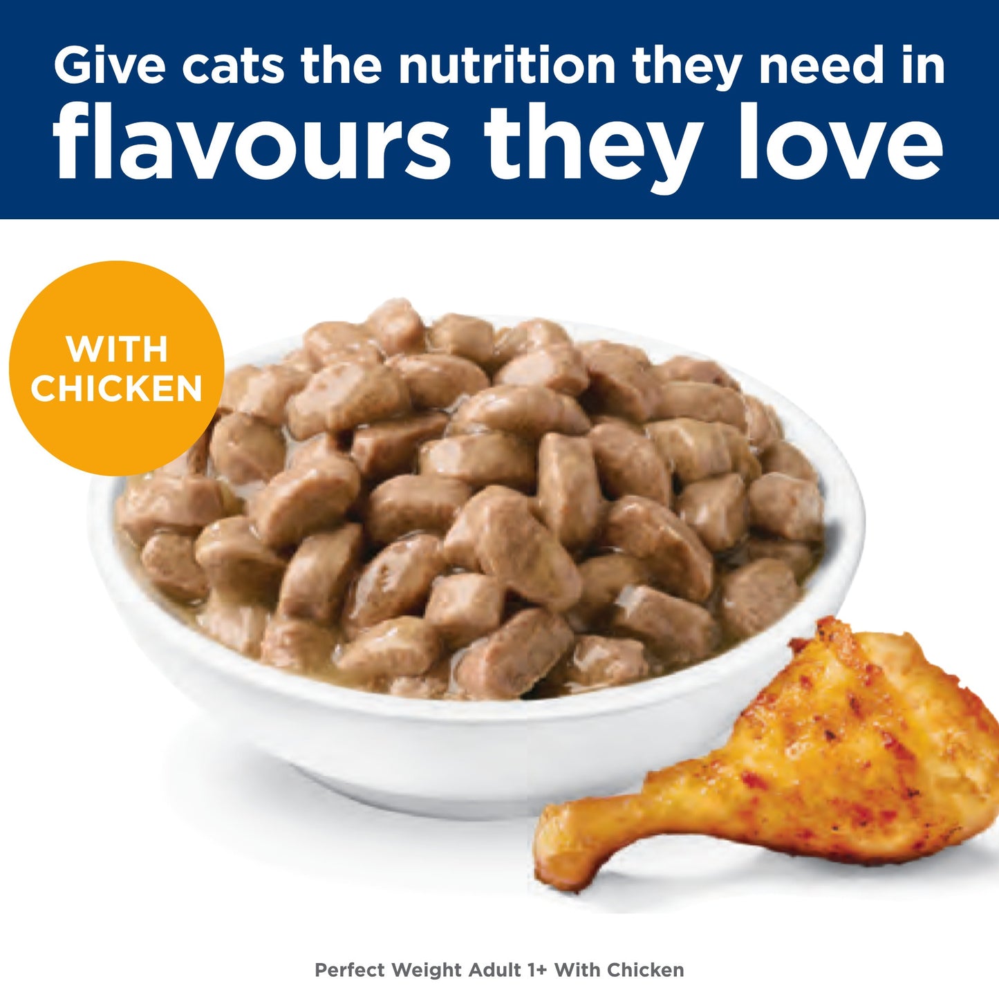 Hill's Science Diet Perfect Weight Adult Chicken Pouches Wet Cat Food
