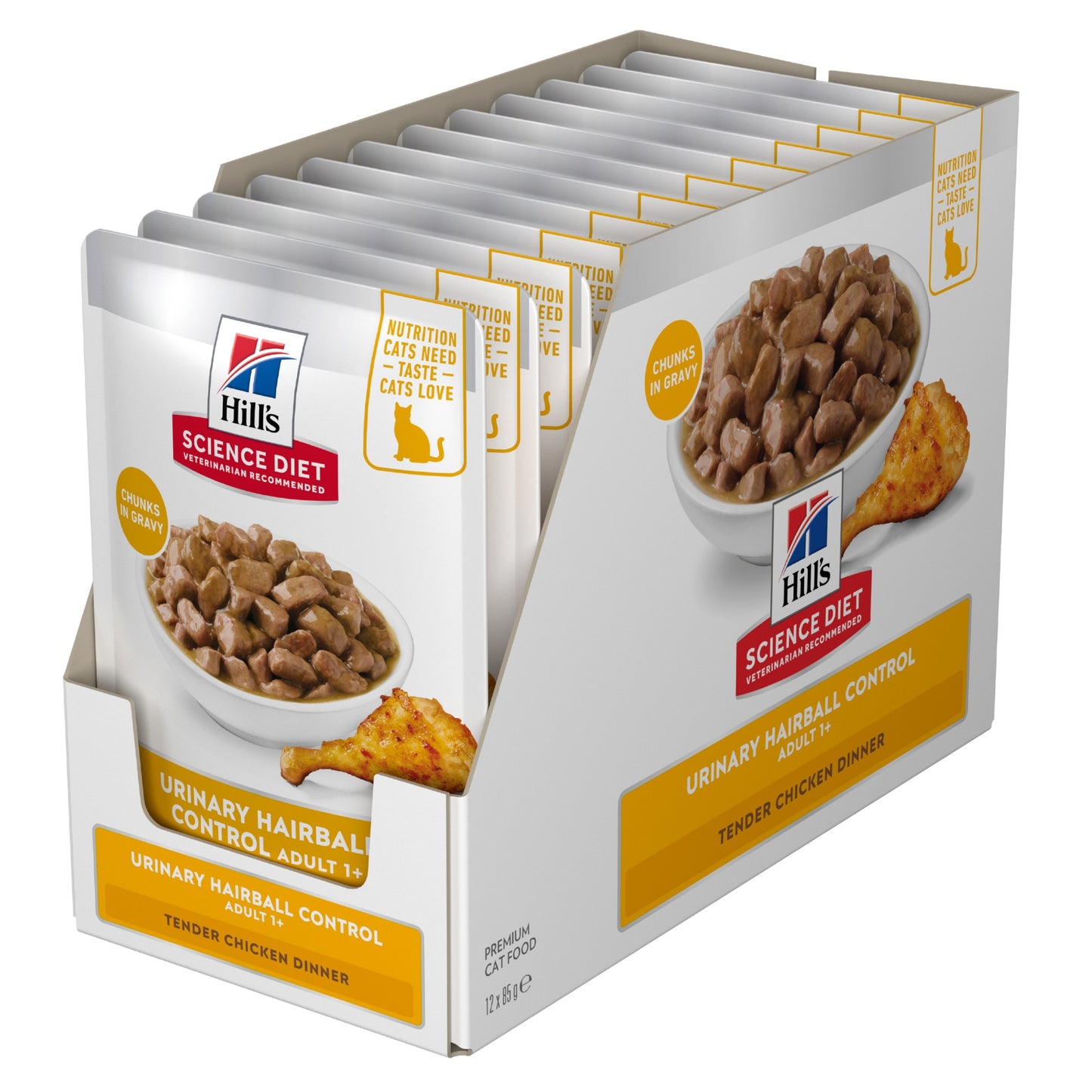 Hill's Science Diet Urinary Hairball Control Adult Chicken Wet Cat Food