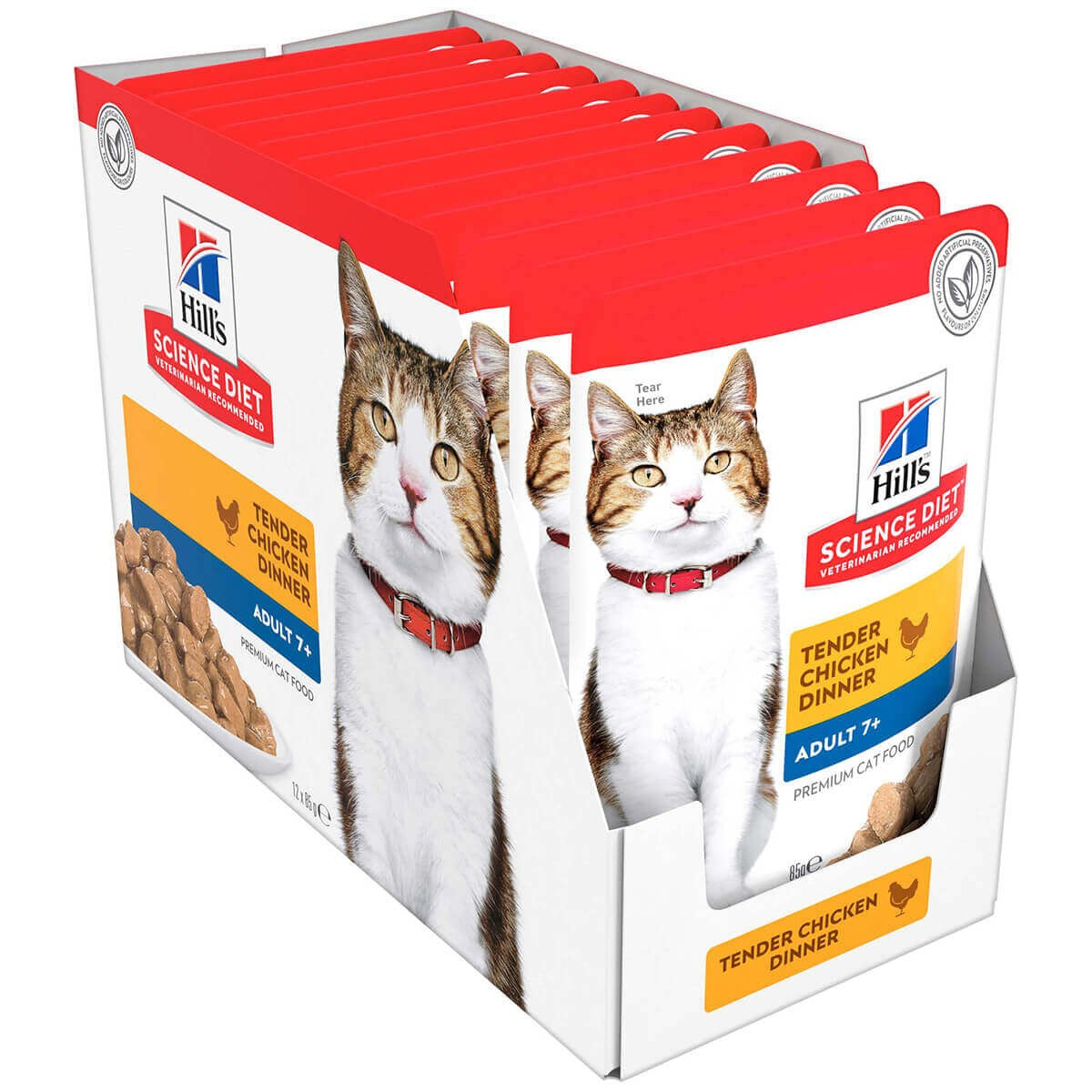 Hill's Science Diet 7+ Adult Chicken Pouches Wet Cat Food