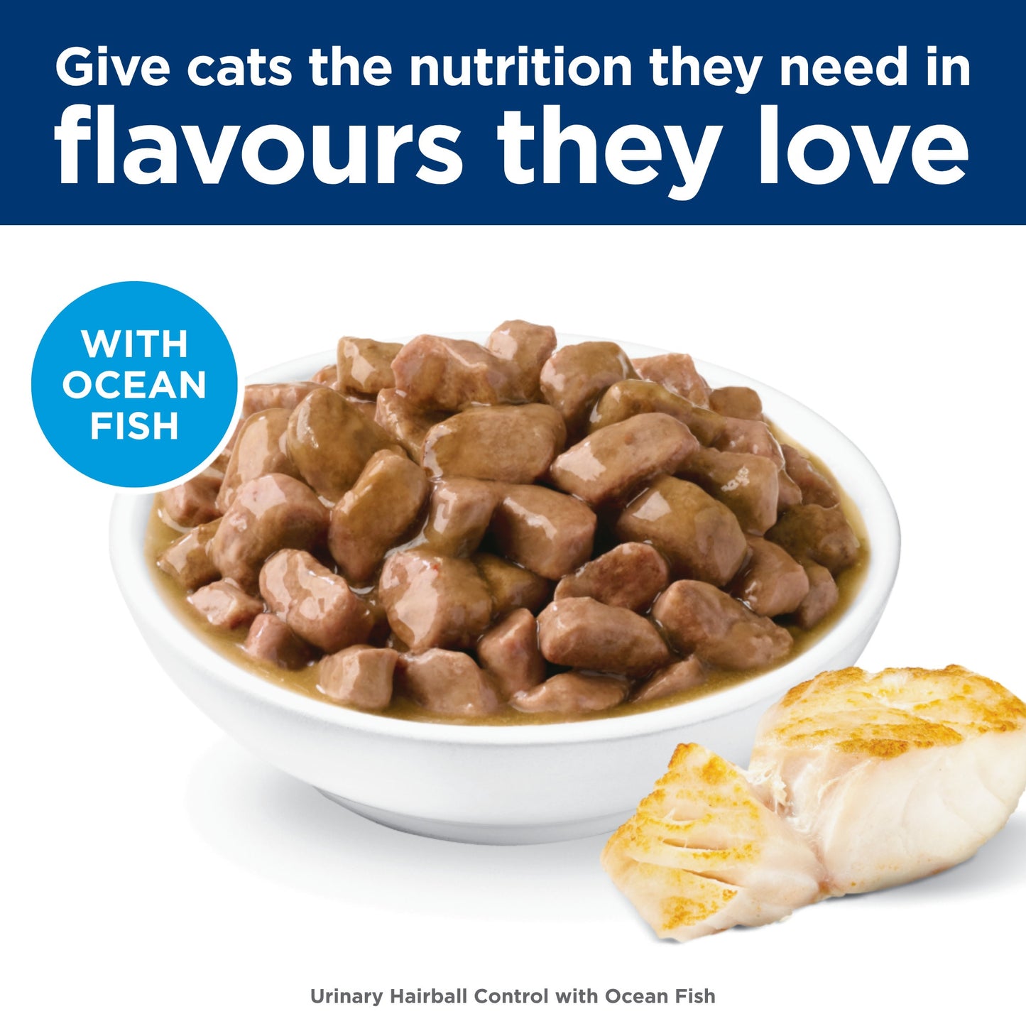 Hill's Science Diet Urinary Hairball Control Adult Ocean Fish Pouches Wet Cat Food