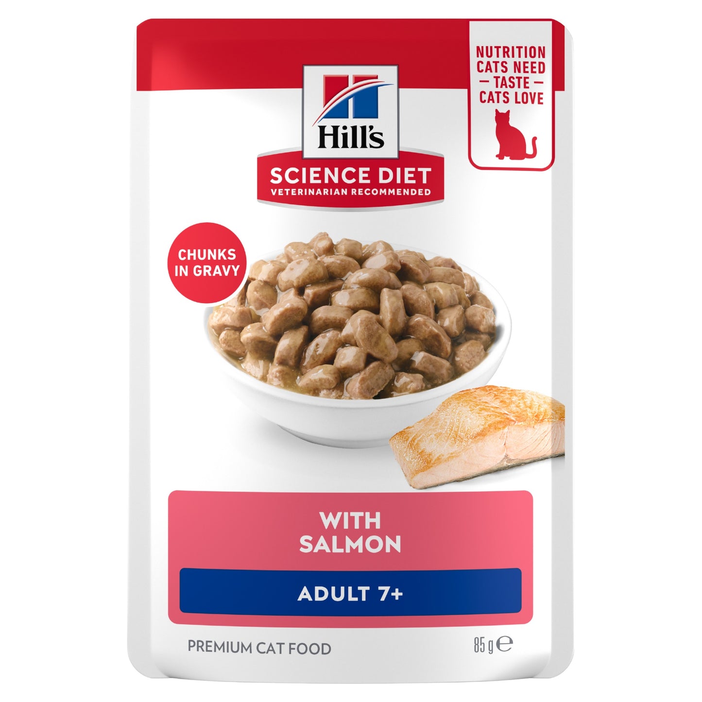 Hill's Science Diet 7+ Adult Ocean Fish Pouches Wet Cat Food