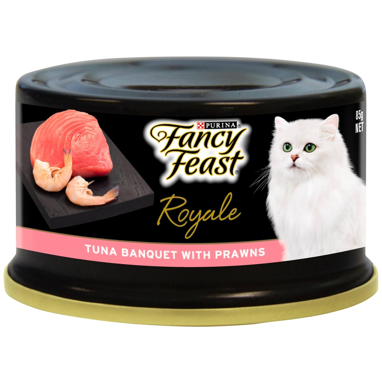 Fancy Feast Royale Tuna Banquet Prawn Wet Cat Food 85G