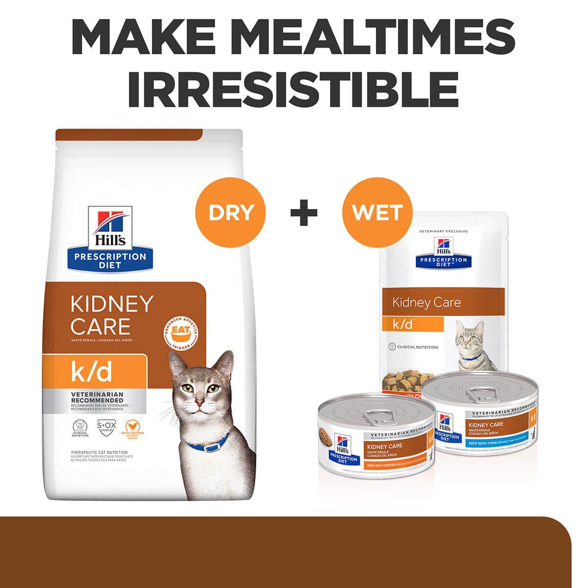 Hill's Prescription Diet K/D Kidney Care Pate With Tuna Wet Cat Food