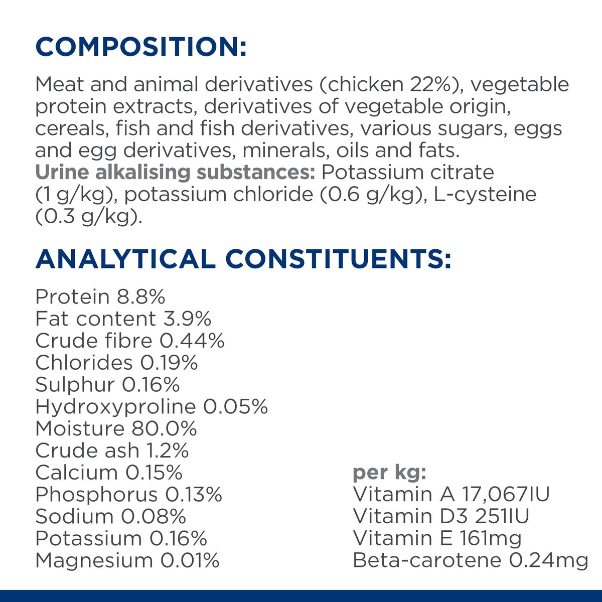 Hill's Prescription Diet C/D Urinary Care Chicken Wet Cat Food