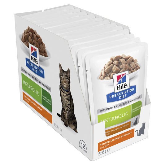 Hill's Prescription Diet Metabolic Weight Management Chicken Wet Cat Food