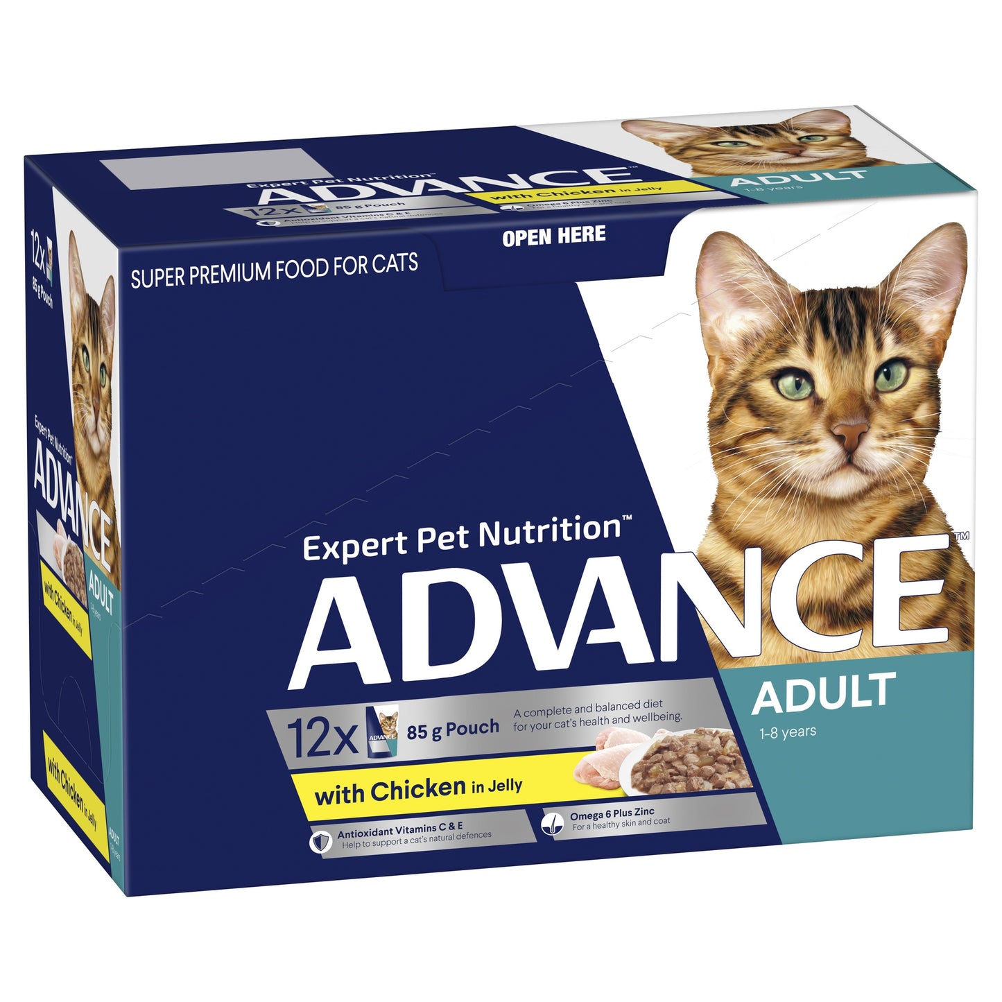 Advance Adult Chicken in Jelly Wet Cat Food