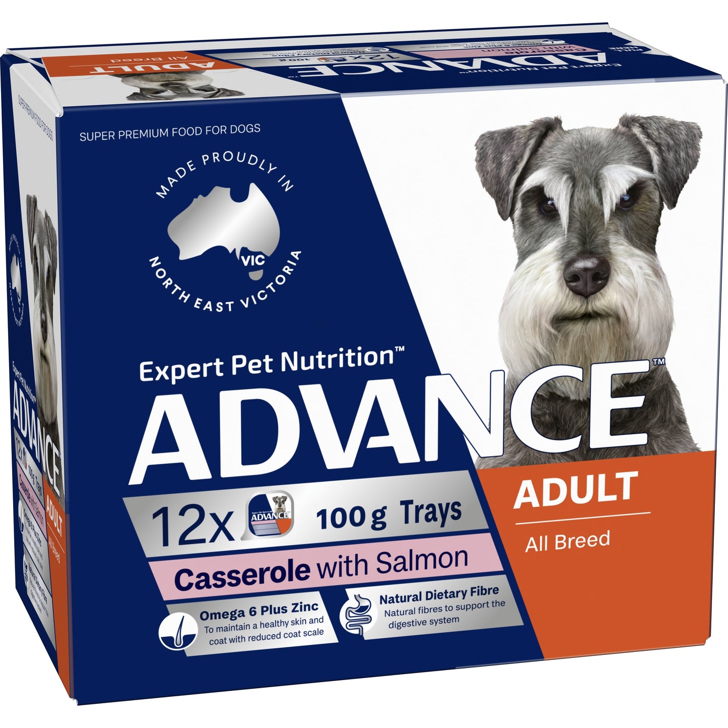 Advance Adult Salmon Casserole Wet Dog Food
