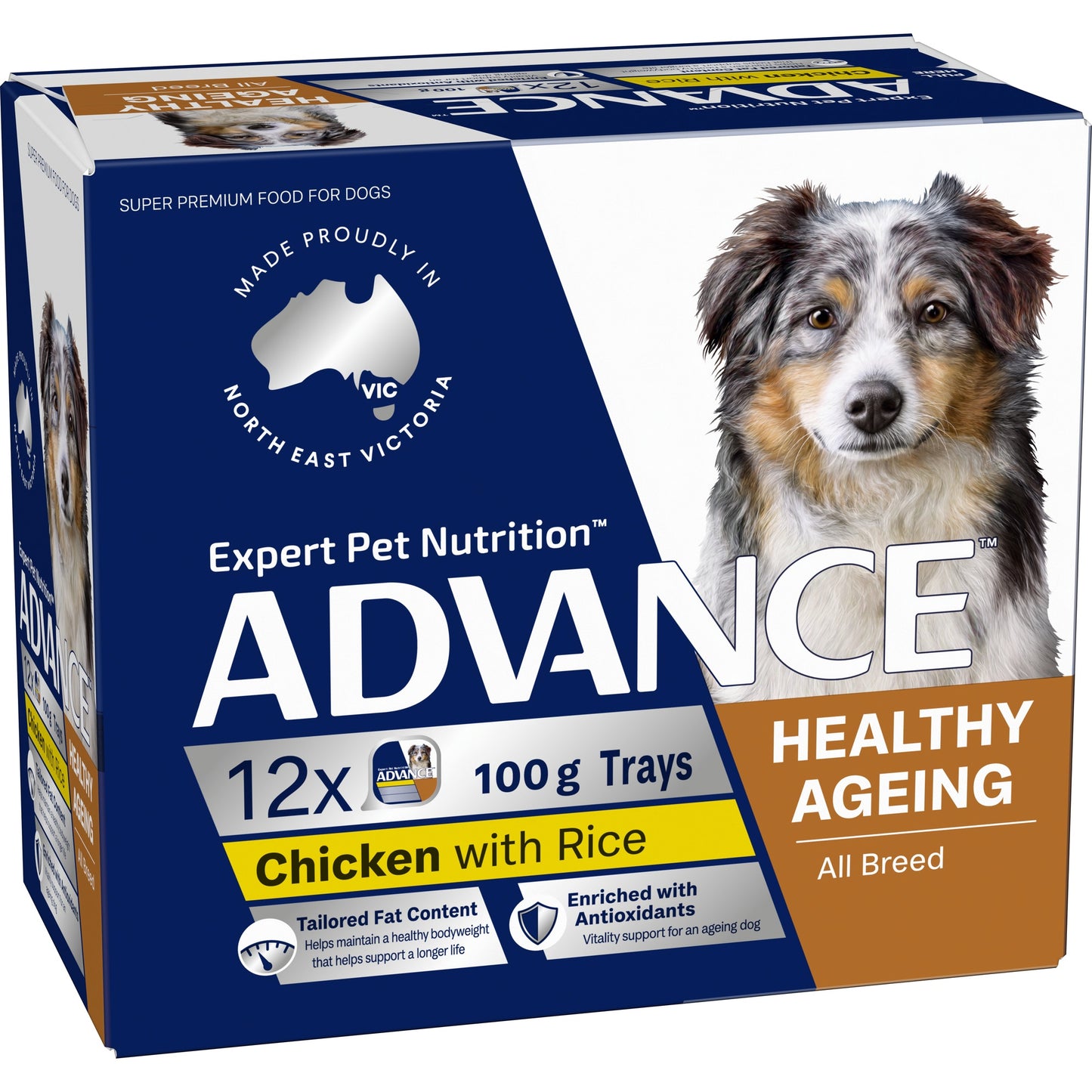 Advance Senior Healthy Ageing Chicken & Rice Wet Dog Food