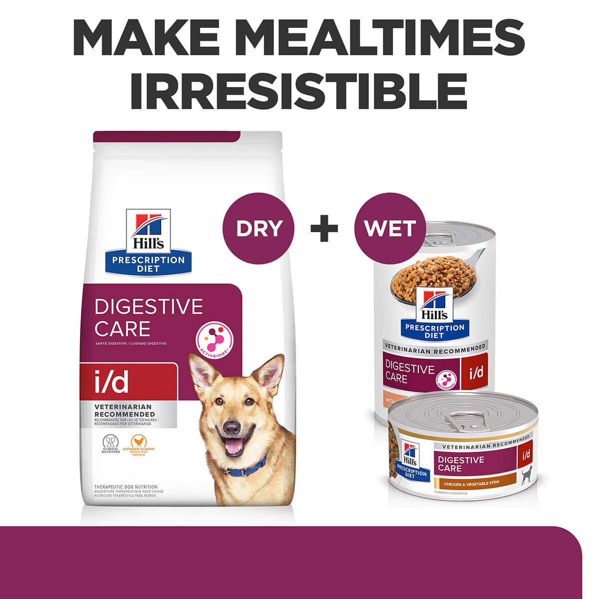 Hill's Prescription Diet I/D Digestive Care Chicken & Vegetable Stew Wet Dog Food