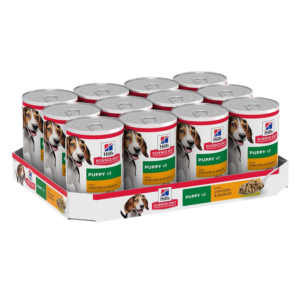Hill's Science Diet Puppy with Chicken & Barley Canned Wet Dog Food